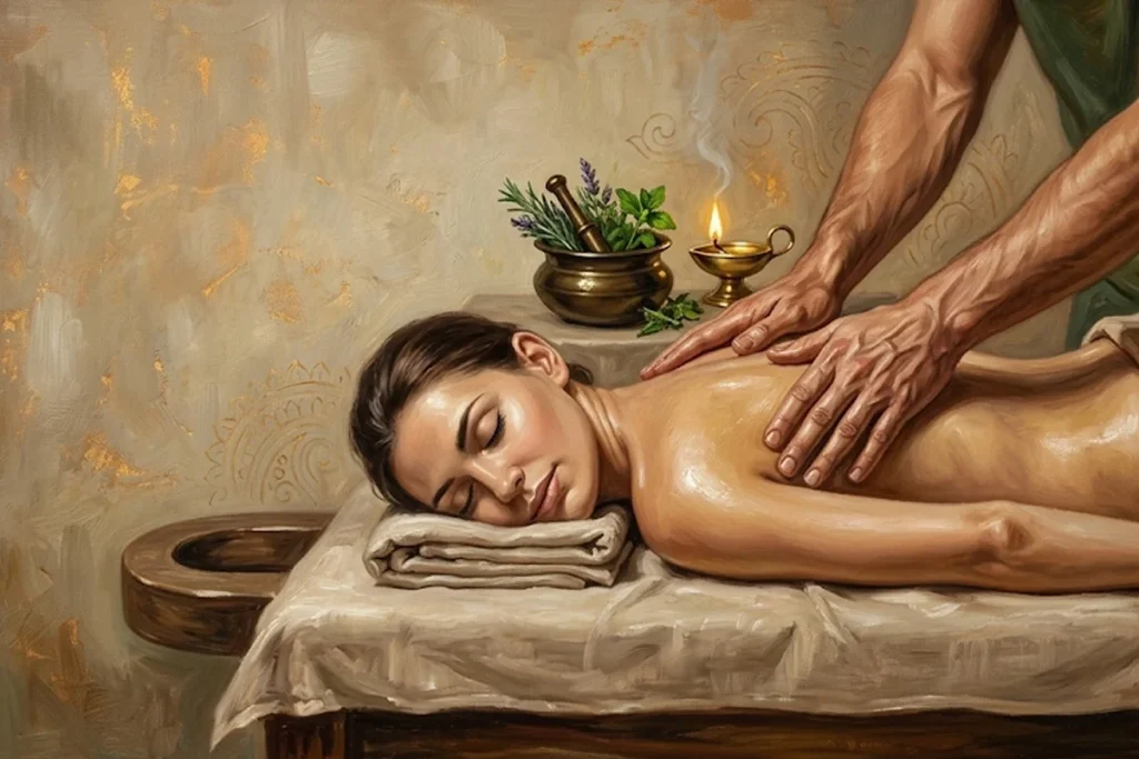 Ayurvedic Back Massage for Pain Relief: How Kati Abhyanga Supports Spine Health